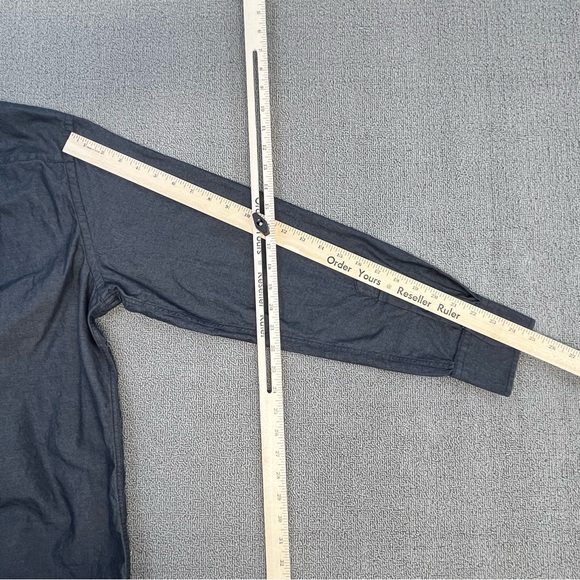 UNTUCKit Shirt Adult Large Gray Button Up Casablanca Business Casual Men - Picture 10 of 12